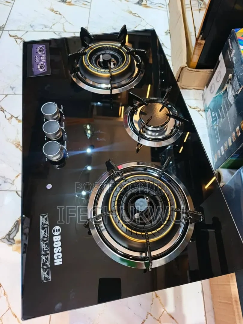 Quality Bosch New Design Built-in Cabinet 3 Burners Gas Cooker Hob