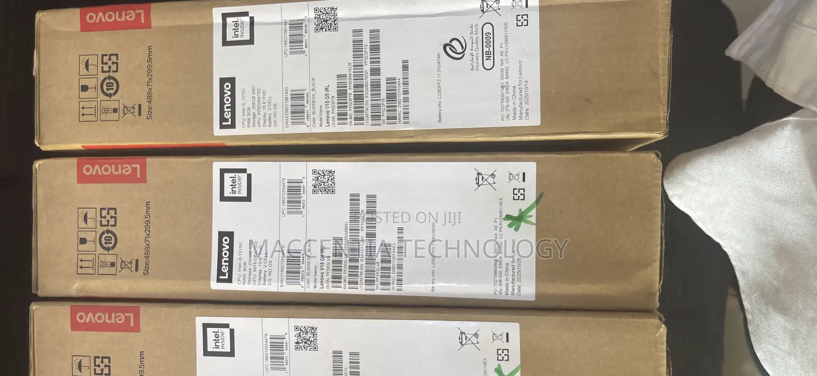 New Laptop Lenovo V15 G4 8GB Intel Core i3 SSD 256GB