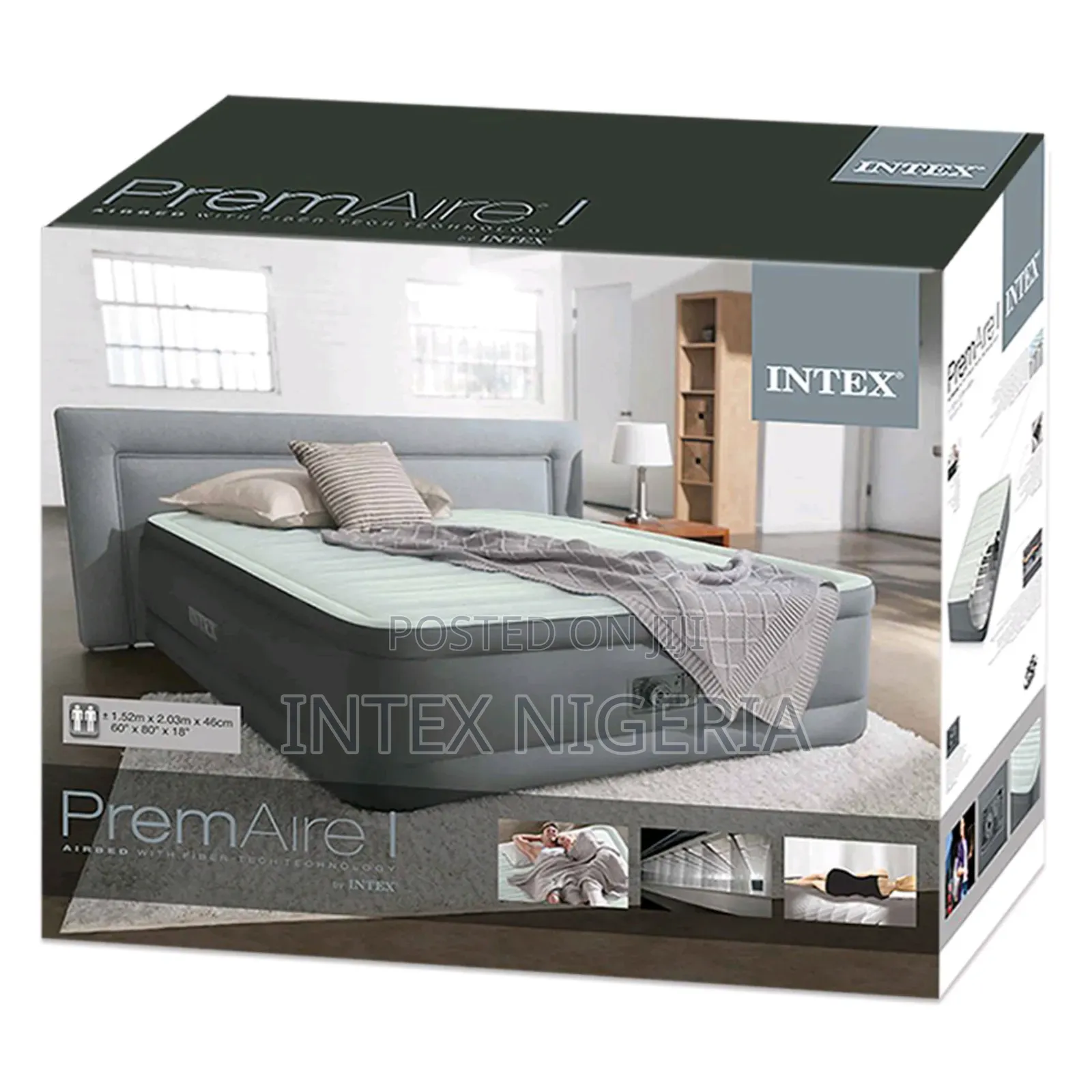 Intex Inflatable Queen Size Premaire Air Mattress