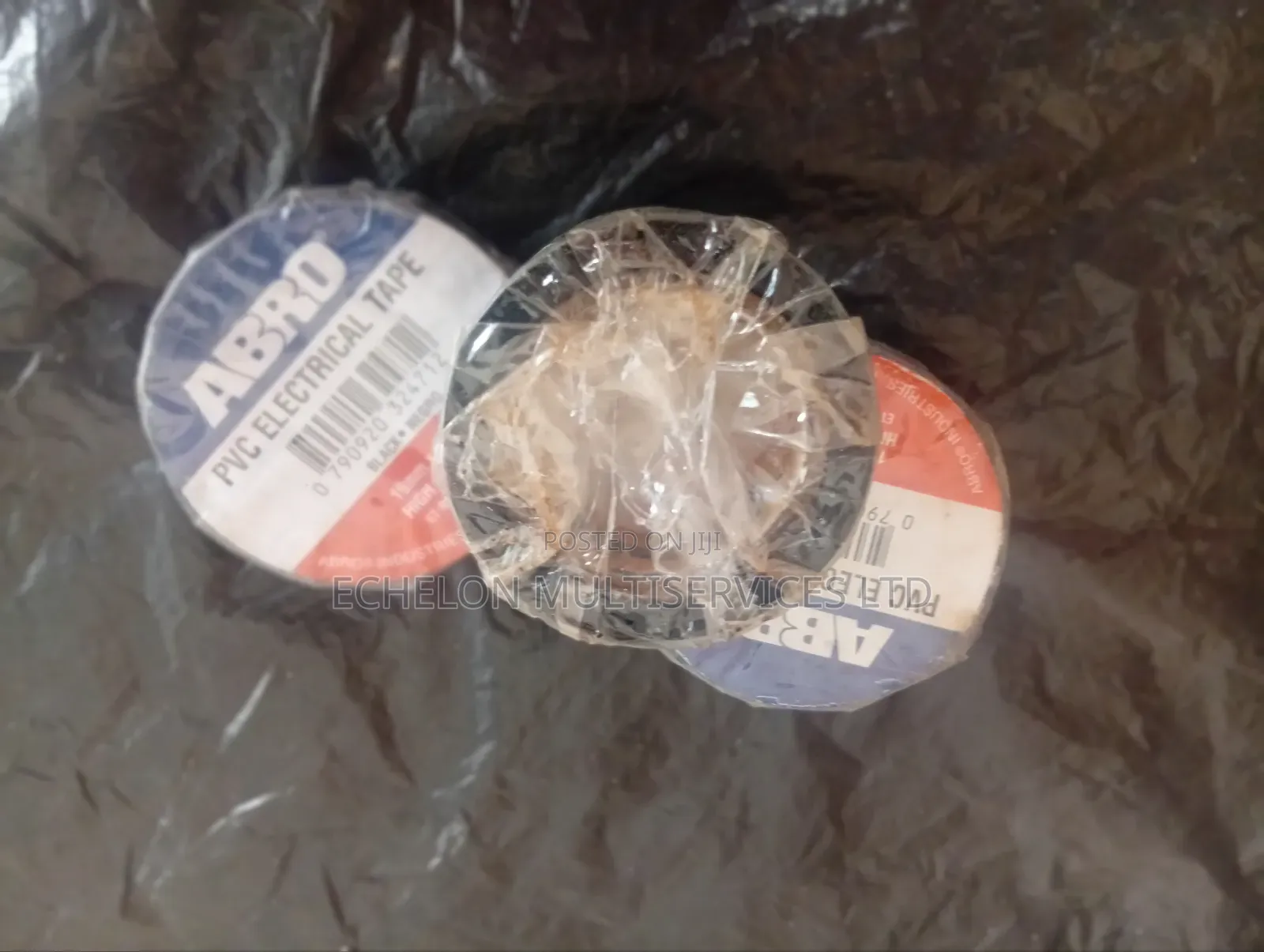 Abro High Adhesive Black PVC Insulation Tape for Electrical Wiring