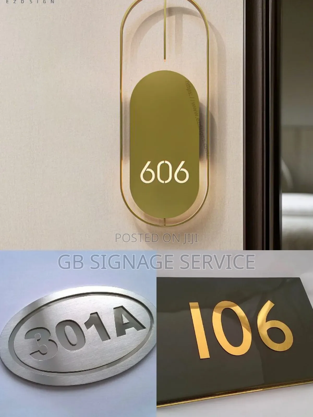 Door Number Plate