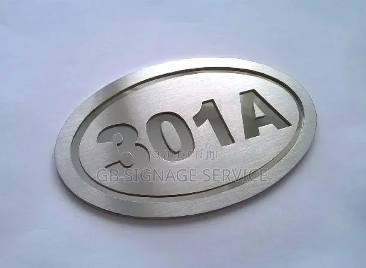 Door Number Plate