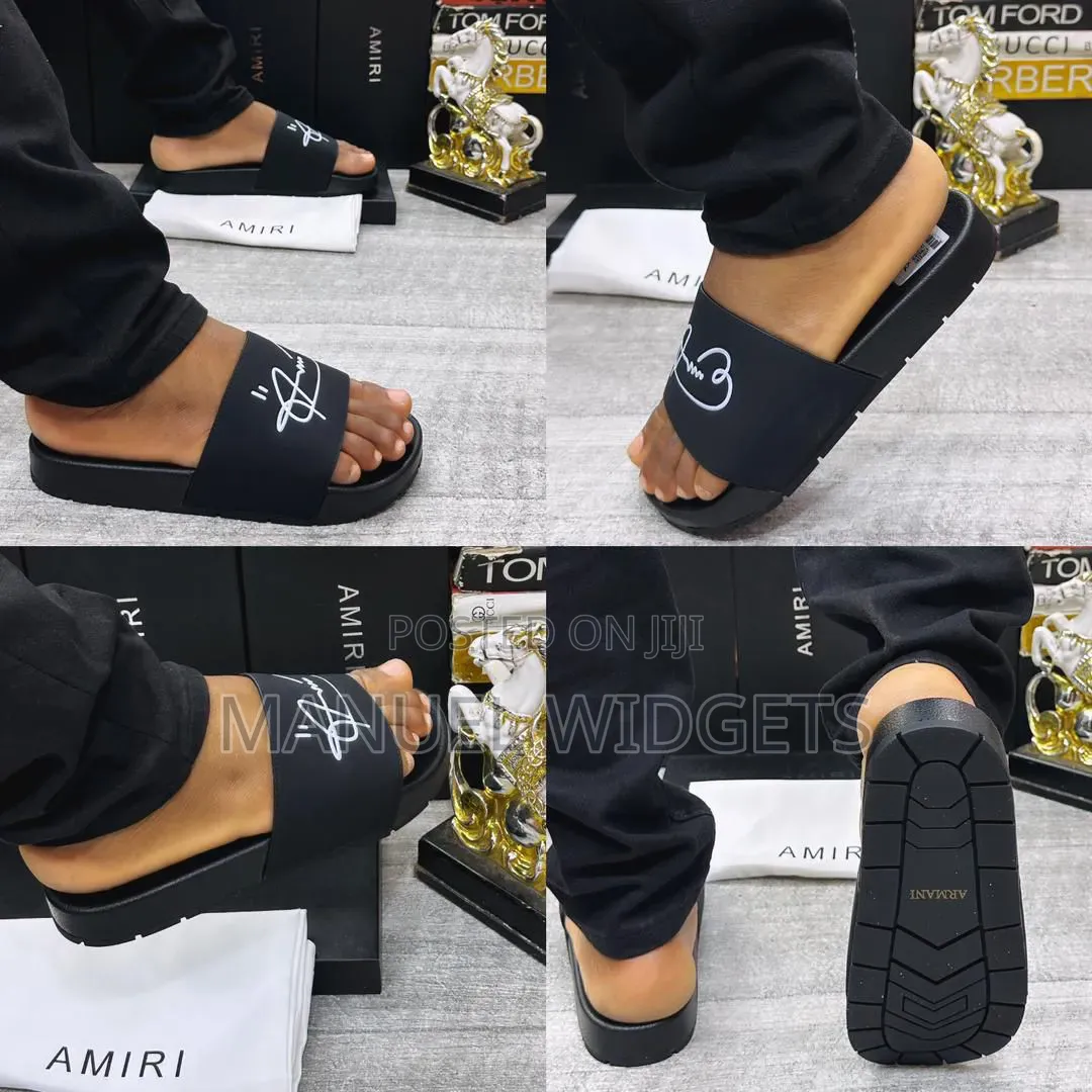 Amiri Carton Pam Slides — Premium Quality