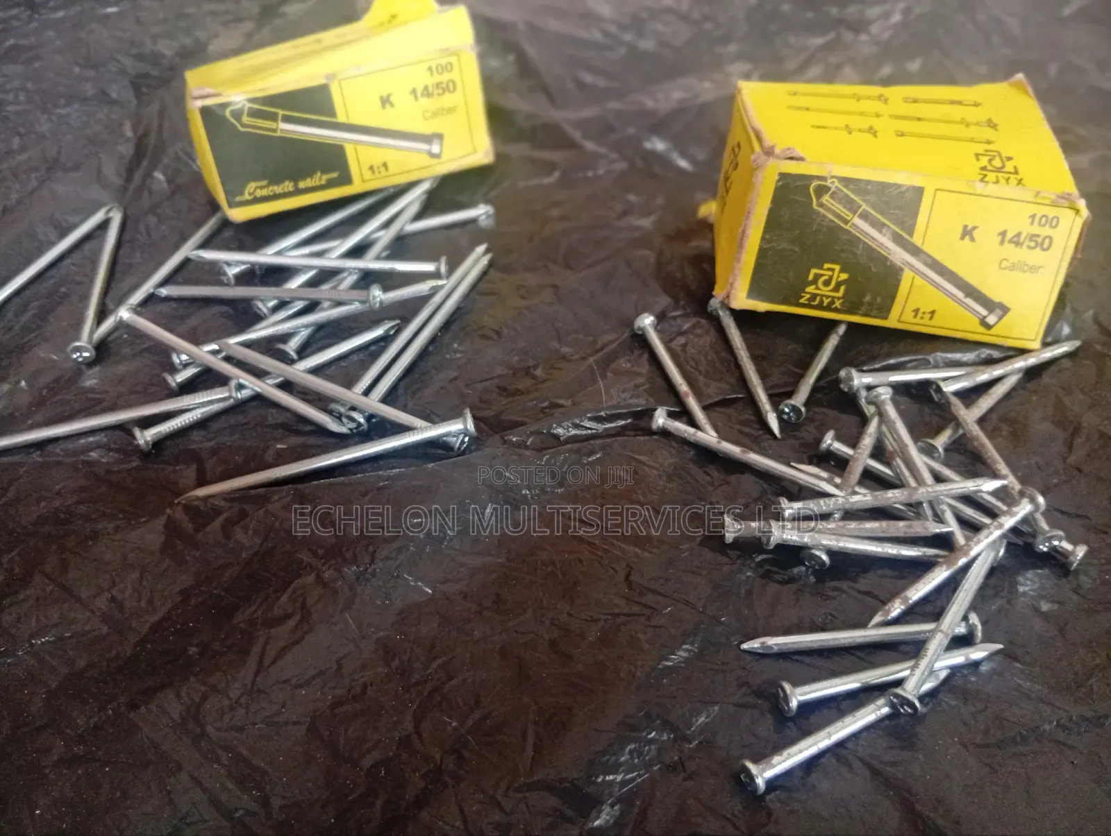 Hardened Steel Concrete Nails for Masonry Walls