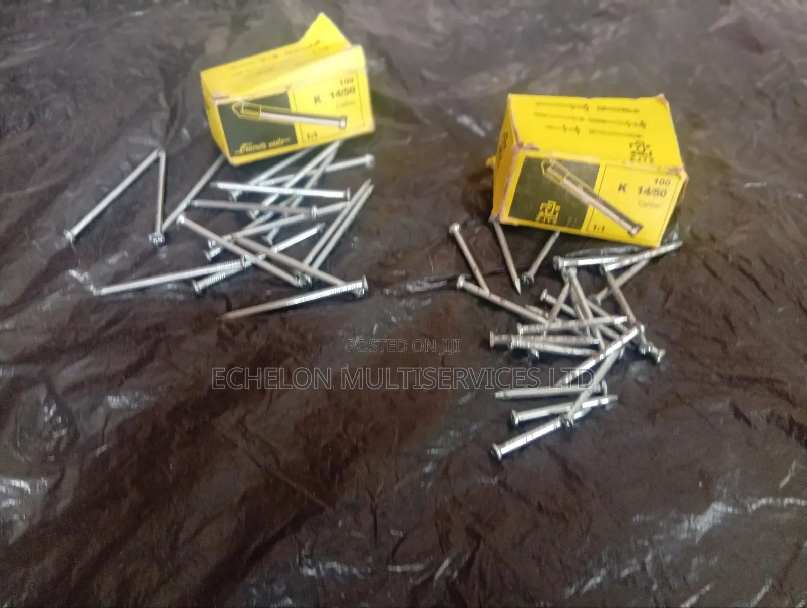 Hardened Steel Concrete Nails for Masonry Walls
