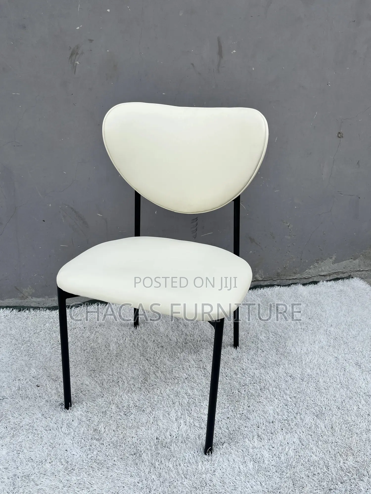 Minimalist Nordic Dining Chair - Luxury Leatherette Designer Seat