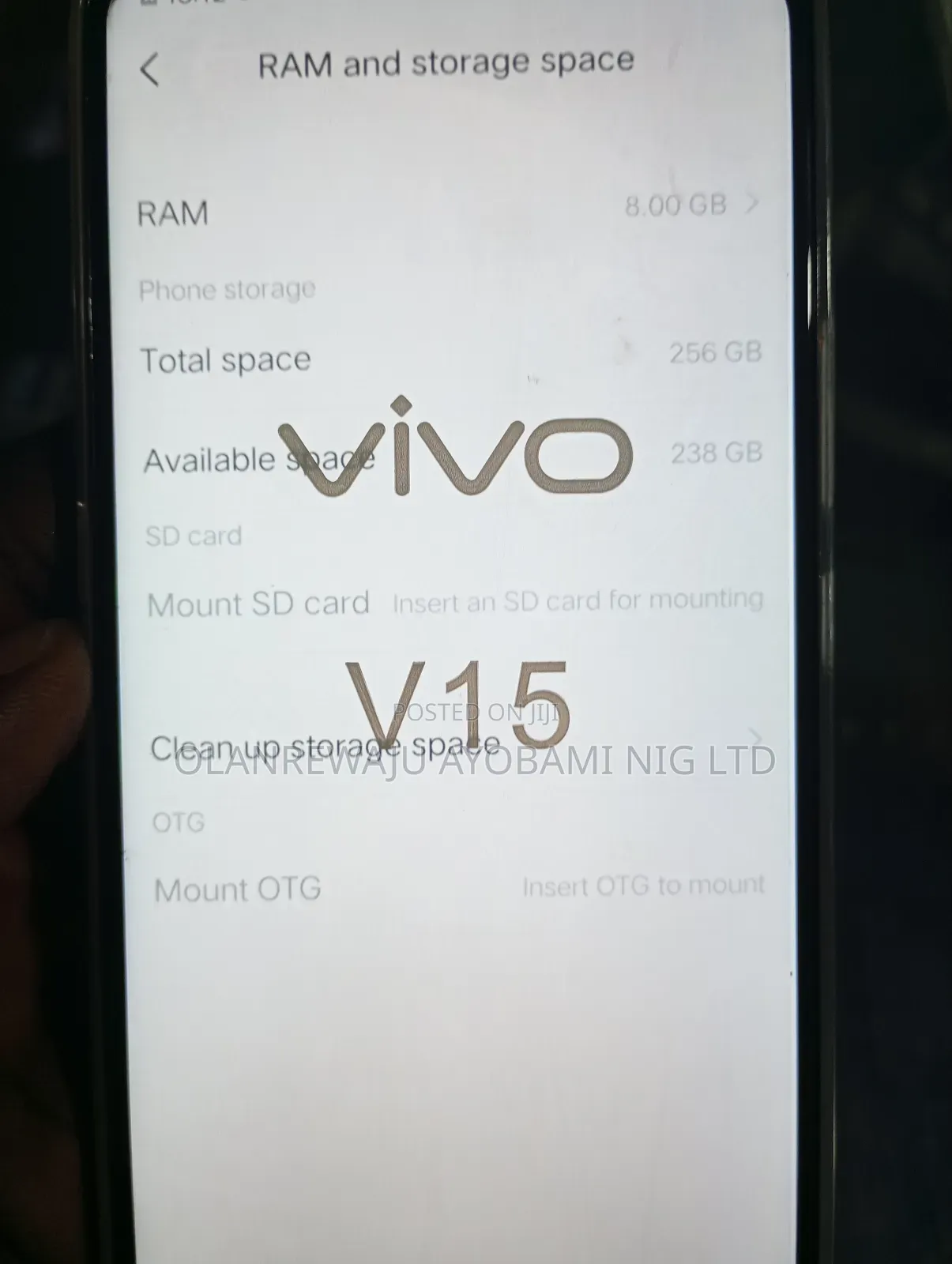 Vivo V15 256 GB Gold