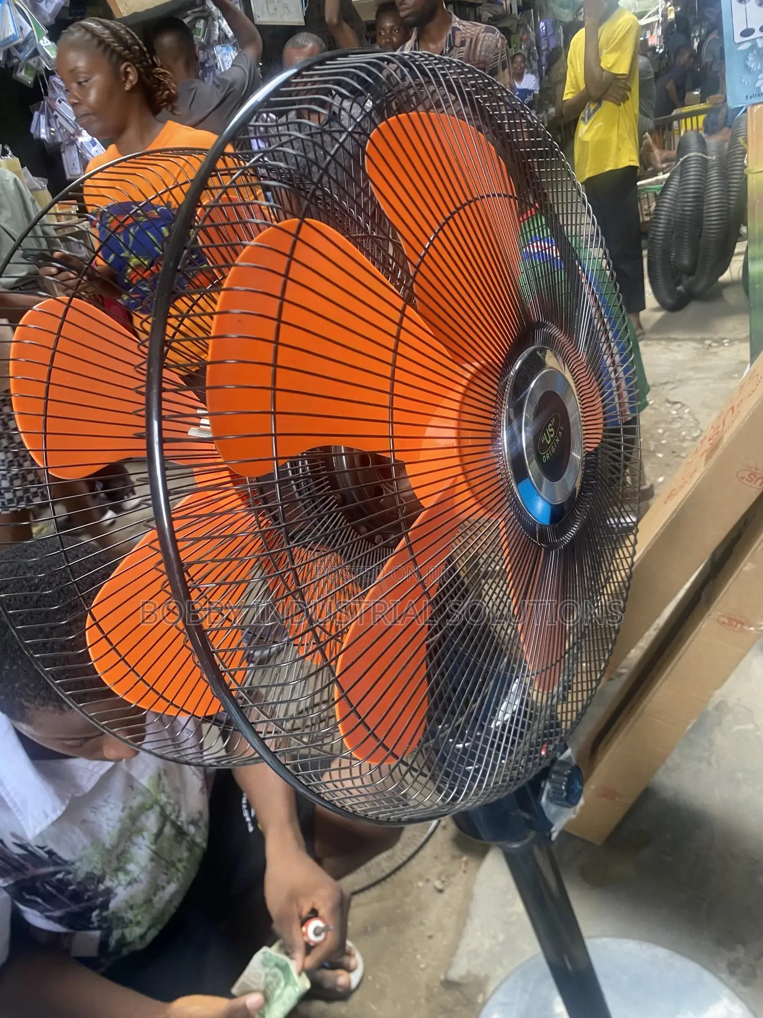 Dual Head Industrial Fan (450mm) Fan With 2 Face