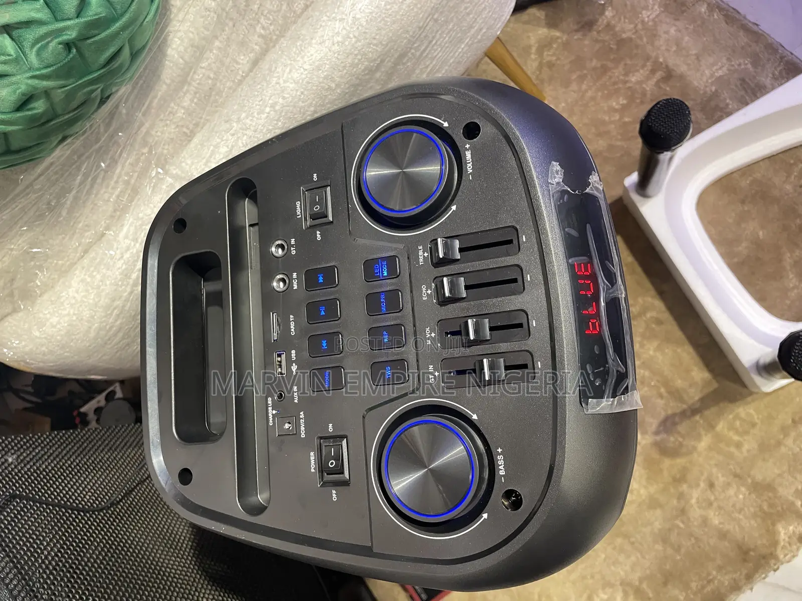 Rent A Pro Extra Bass Pa System Speaker Wireless Two Mics_ Hall Events
