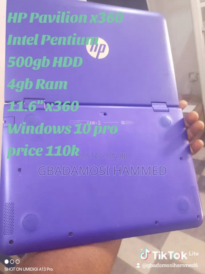 Laptop HP Pavilion X360 11t 4GB Intel Pentium HDD 500GB