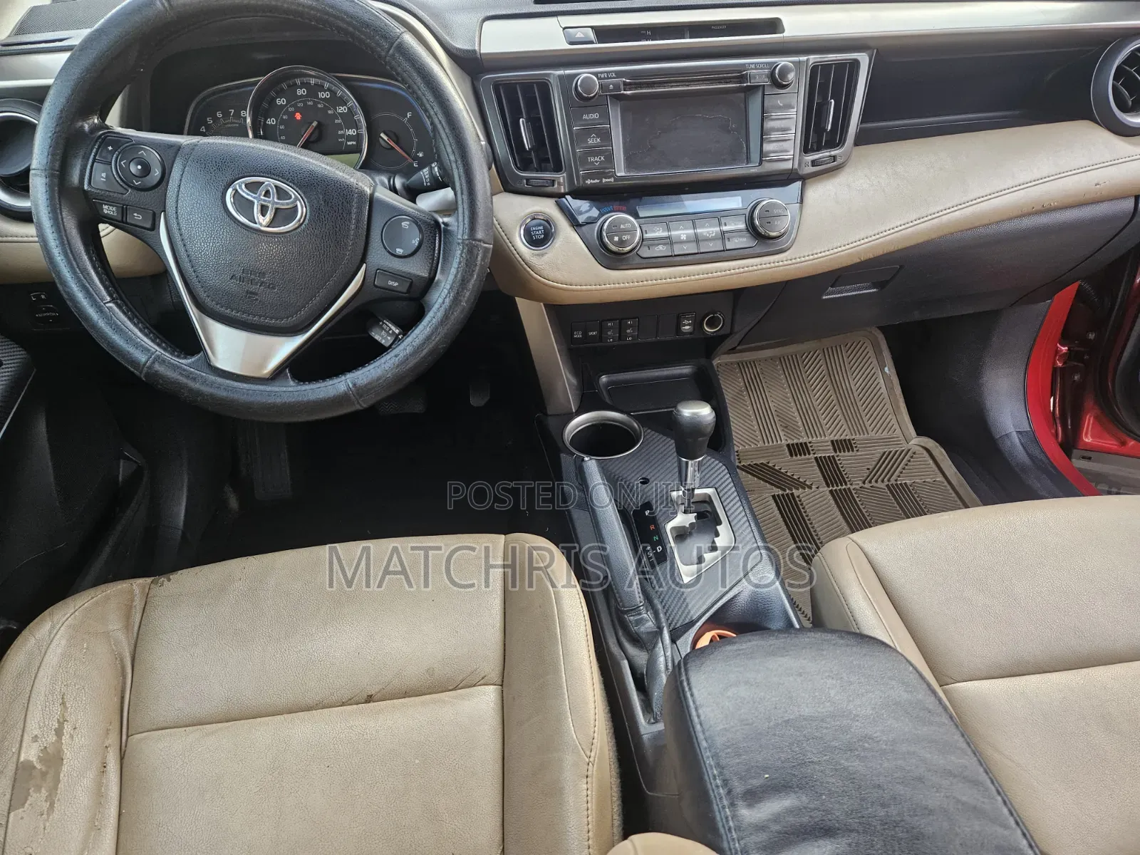 Toyota RAV4 Limited 4dr SUV AWD (2.5L 4cyl 6A) 2015 Red
