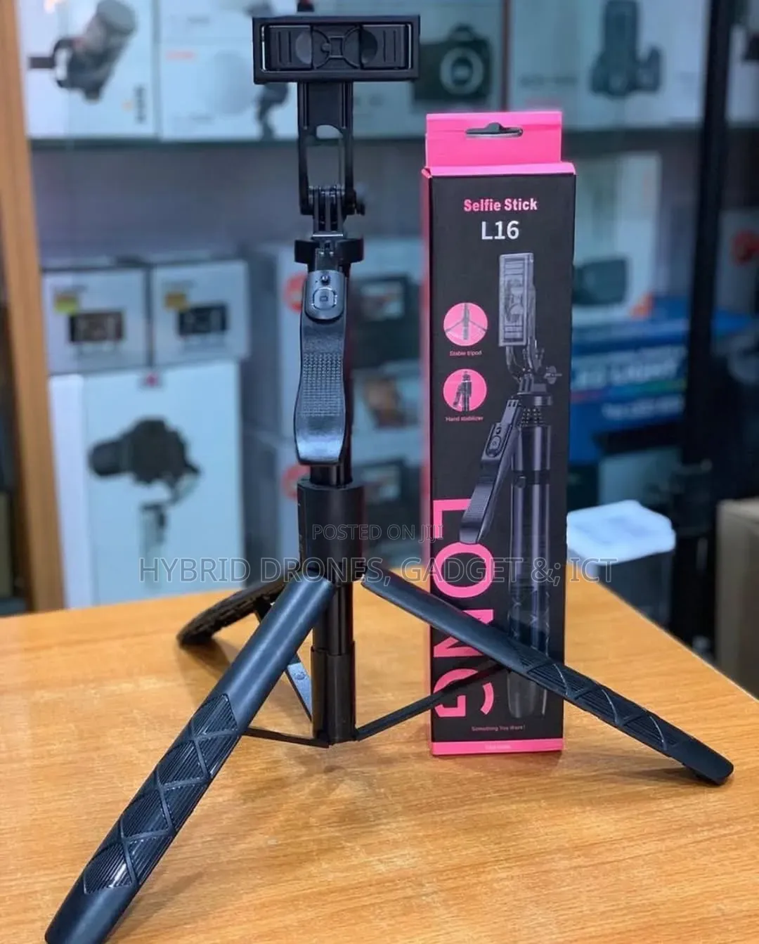 L16 Tripod 6ft for Mobile Phone Use for Content Creative