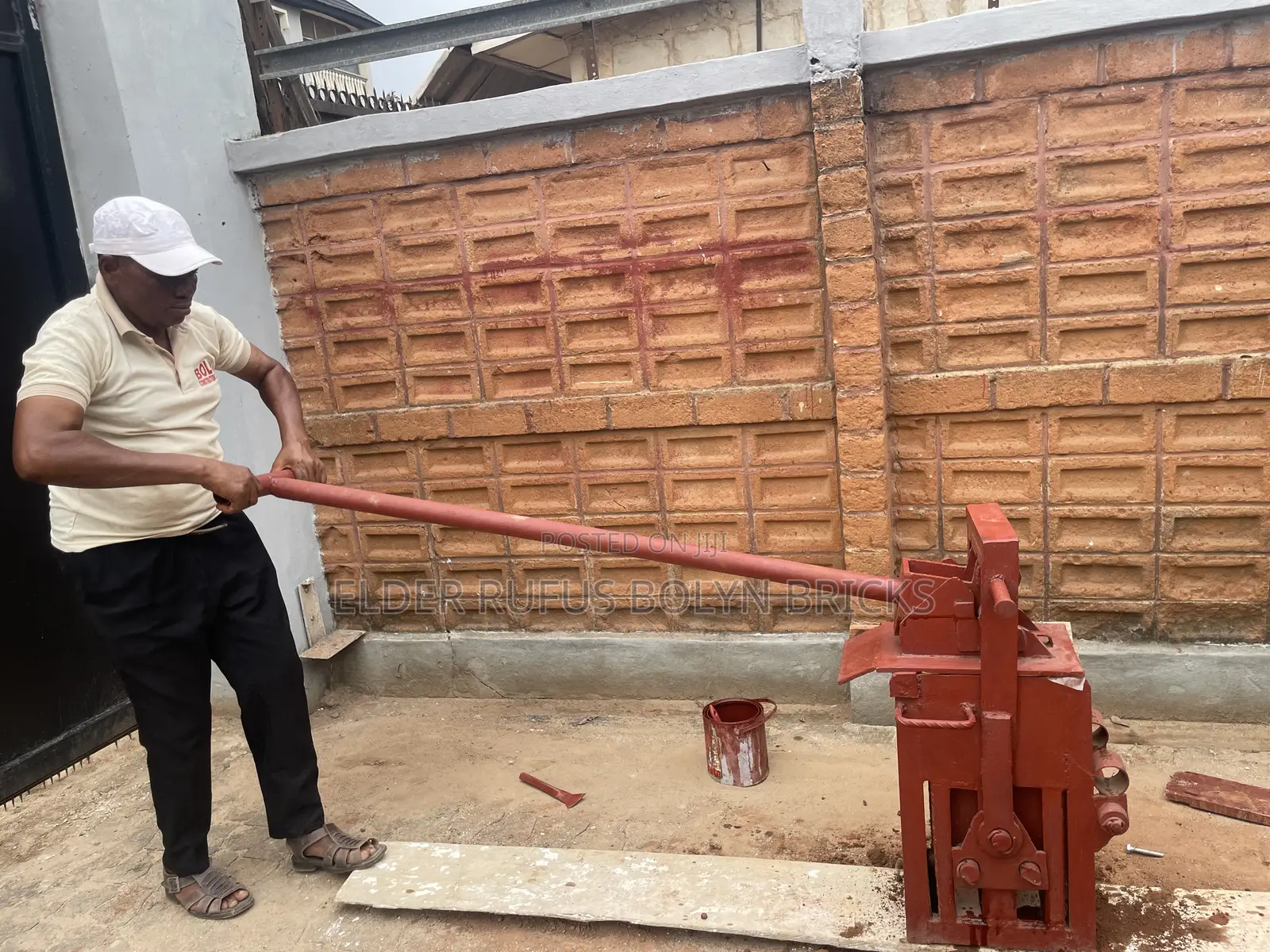 9” LEGO Interlocking Brick Press – Manual Brick Making Machine