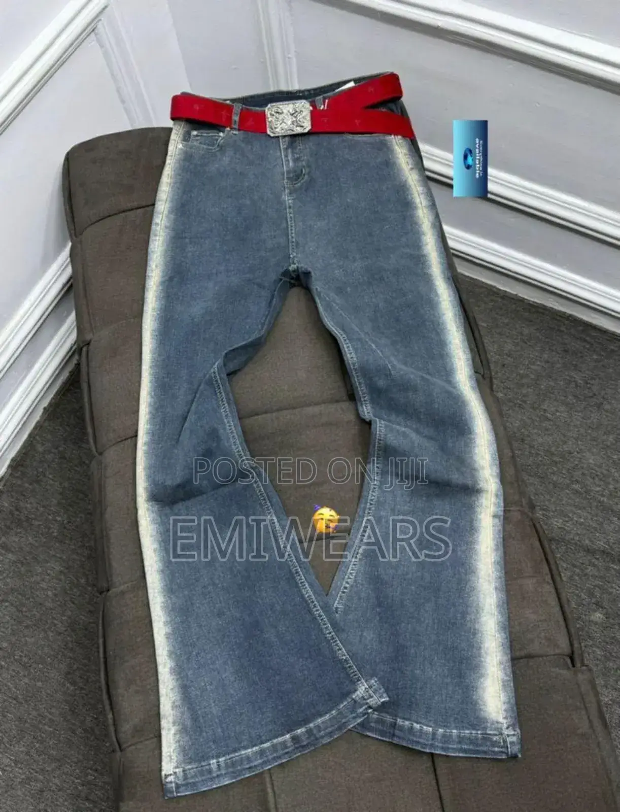 Brand New Men's Blue Flare Jeans