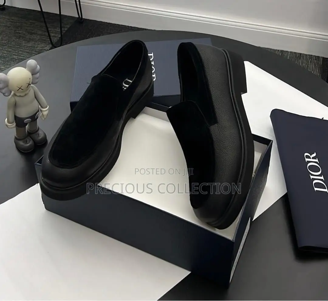 Top Quality Dior Suede/Leather Single Sole Shoe for Men