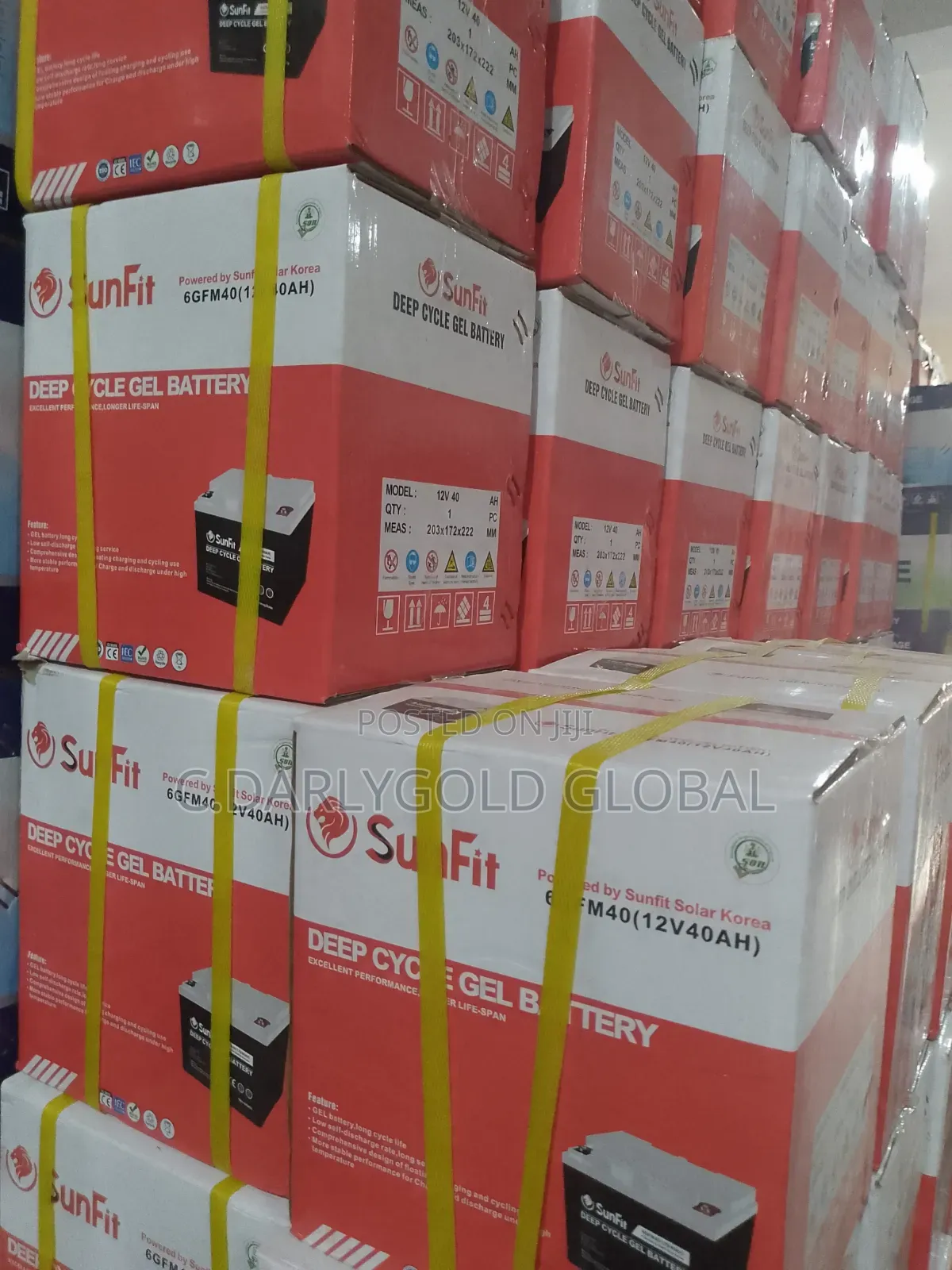 Sunfit 40ah Dry Gel Battery