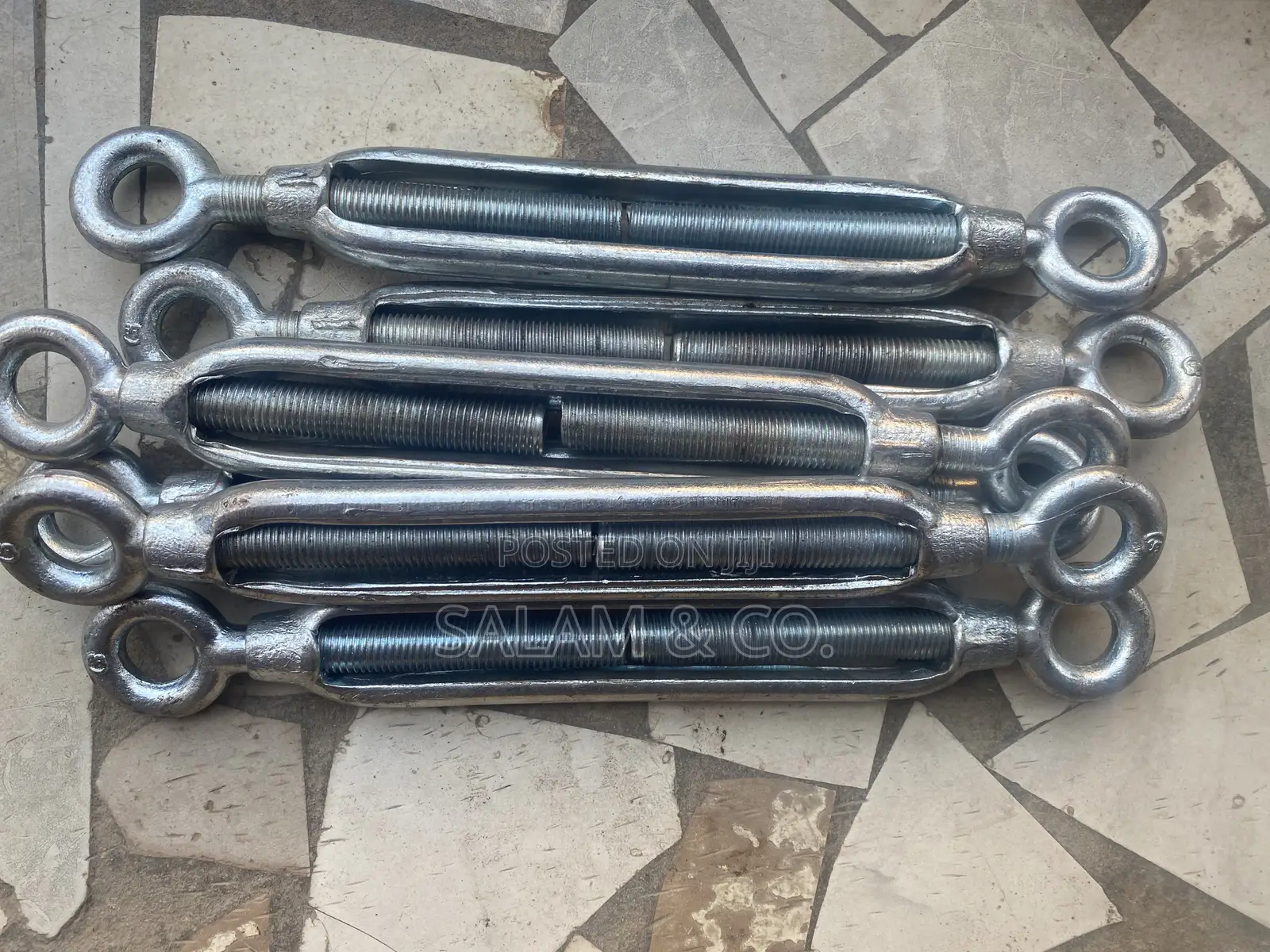 22mm Galvanized Eye To Eye Turnbuckle – 2 Tons Wll (Open Body)