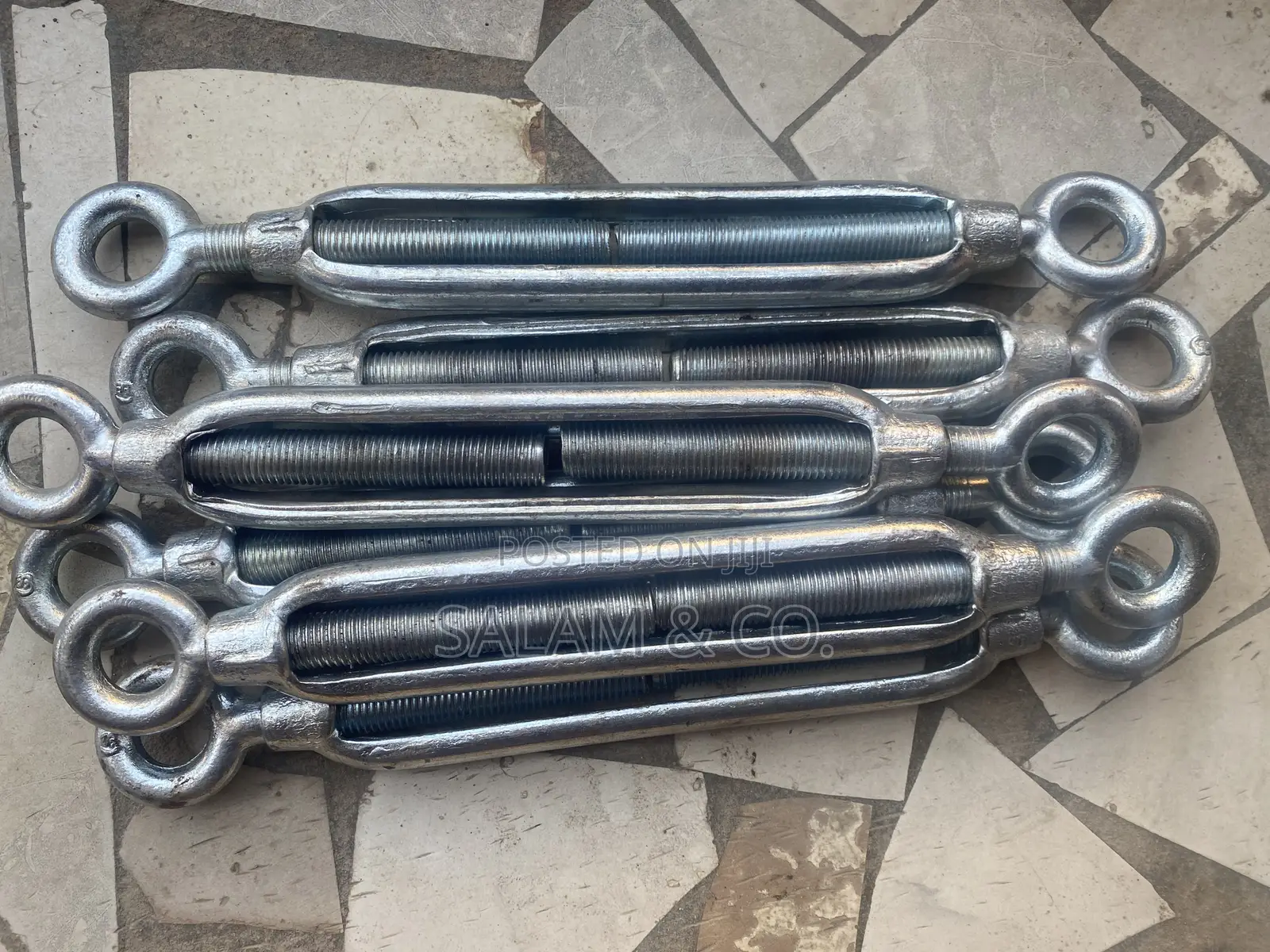 22mm Galvanized Eye To Eye Turnbuckle – 2 Tons Wll (Open Body)