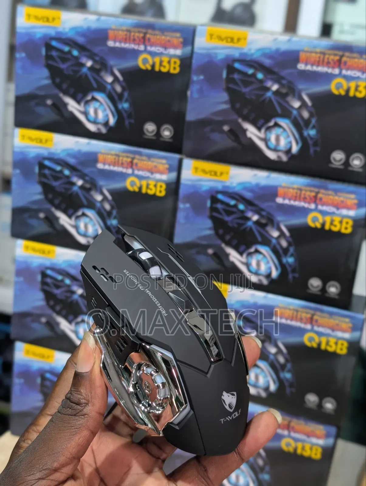 T-Wolf Q13 Bluetooth Dual Mode Wireless Charging Gaming Mouse - Bt 5.2