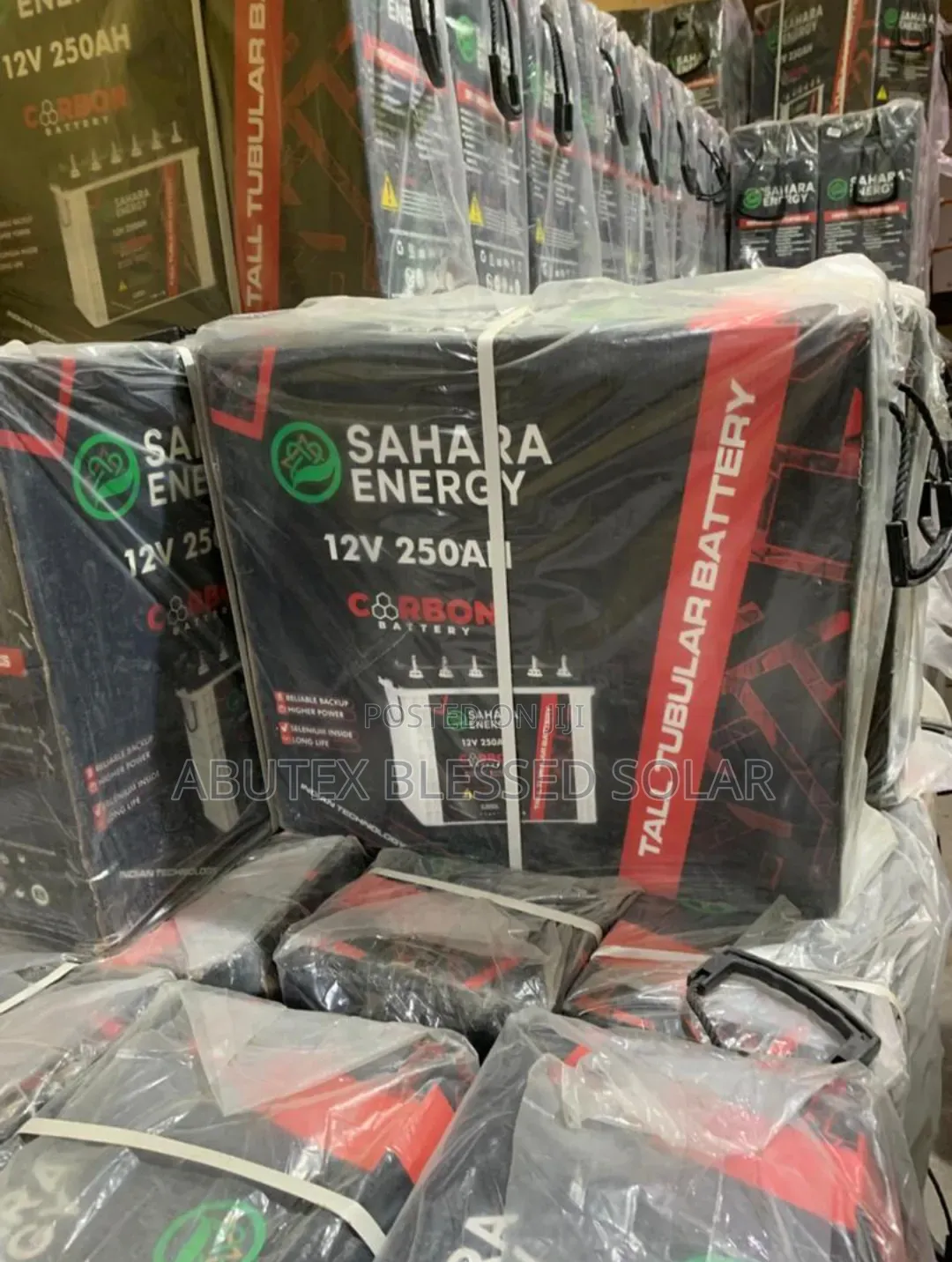 250ah 12v Indian Sahara Energy Tubular Battery
