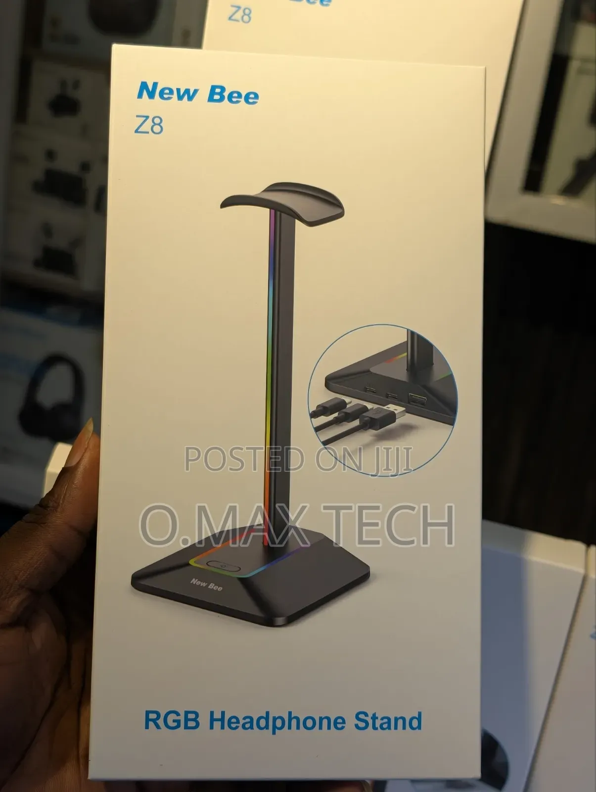 RGB Headphone Stand Z8