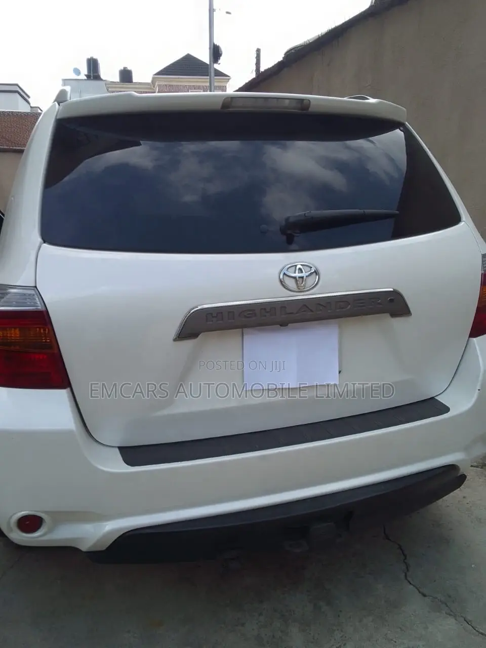 Toyota Highlander Sport 2010 White