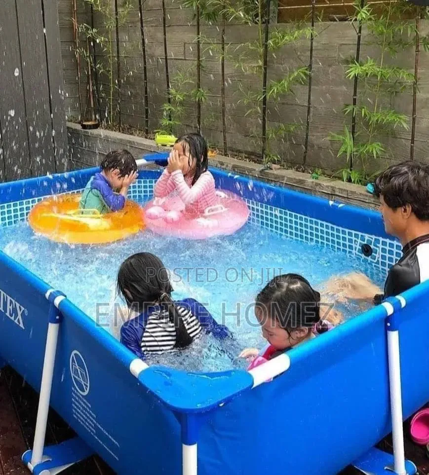 Intex Rectangular Frame Kids' Swimming Pool - Durable Easy Setup