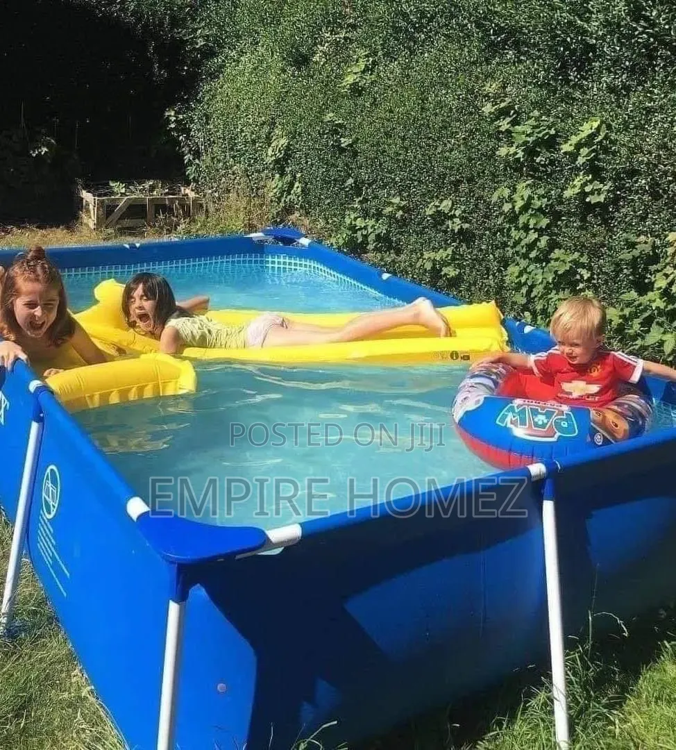 Intex Rectangular Frame Kids' Swimming Pool - Durable Easy Setup