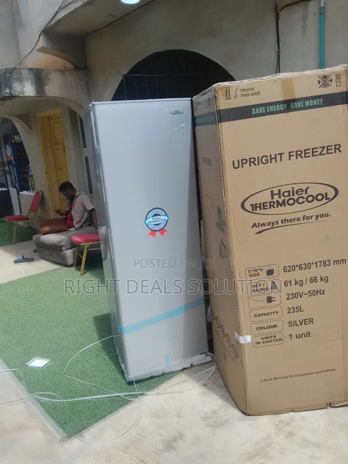 Haier Thermocool L-Capcty Upright Freezer – Perfect for Bulk Shopping