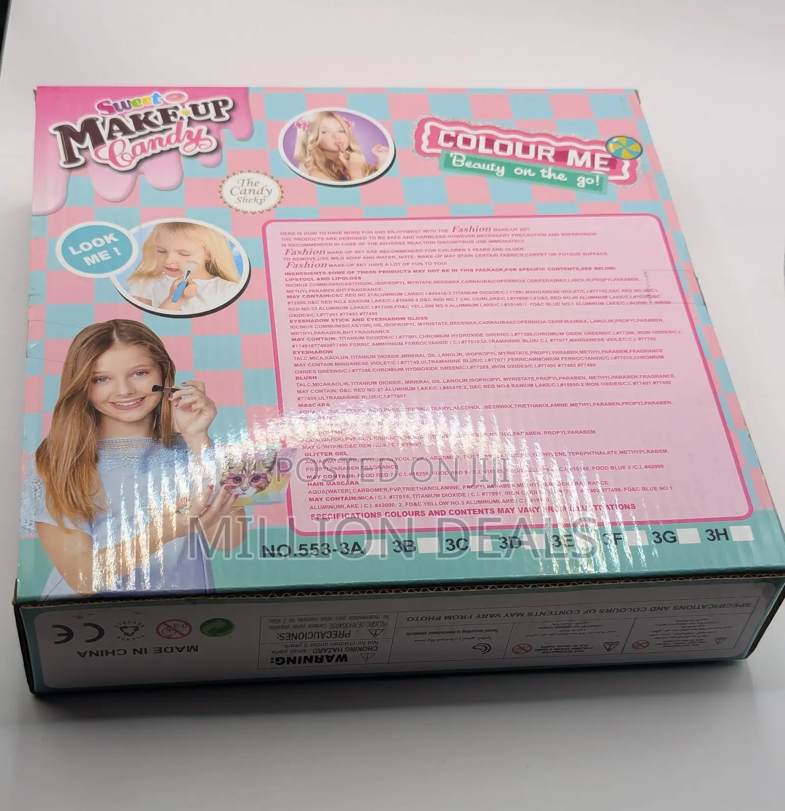 Candy Sweet Girl Child Make Up Kits Ages 5+