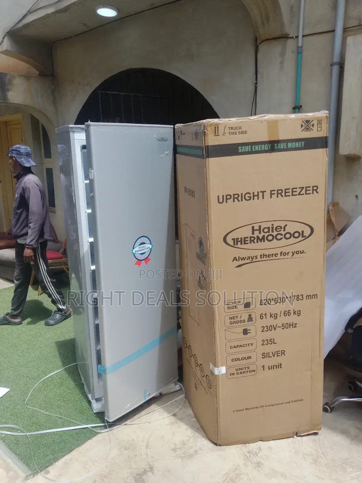 Haier Thermocool Compact Upright Freezer – Big Freeze, Small Footprint