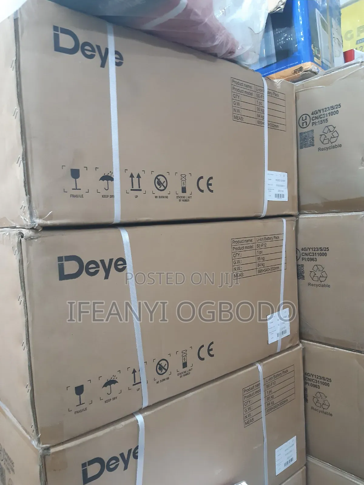 Deye Solar Lithium Battery 12kwh 51.2v