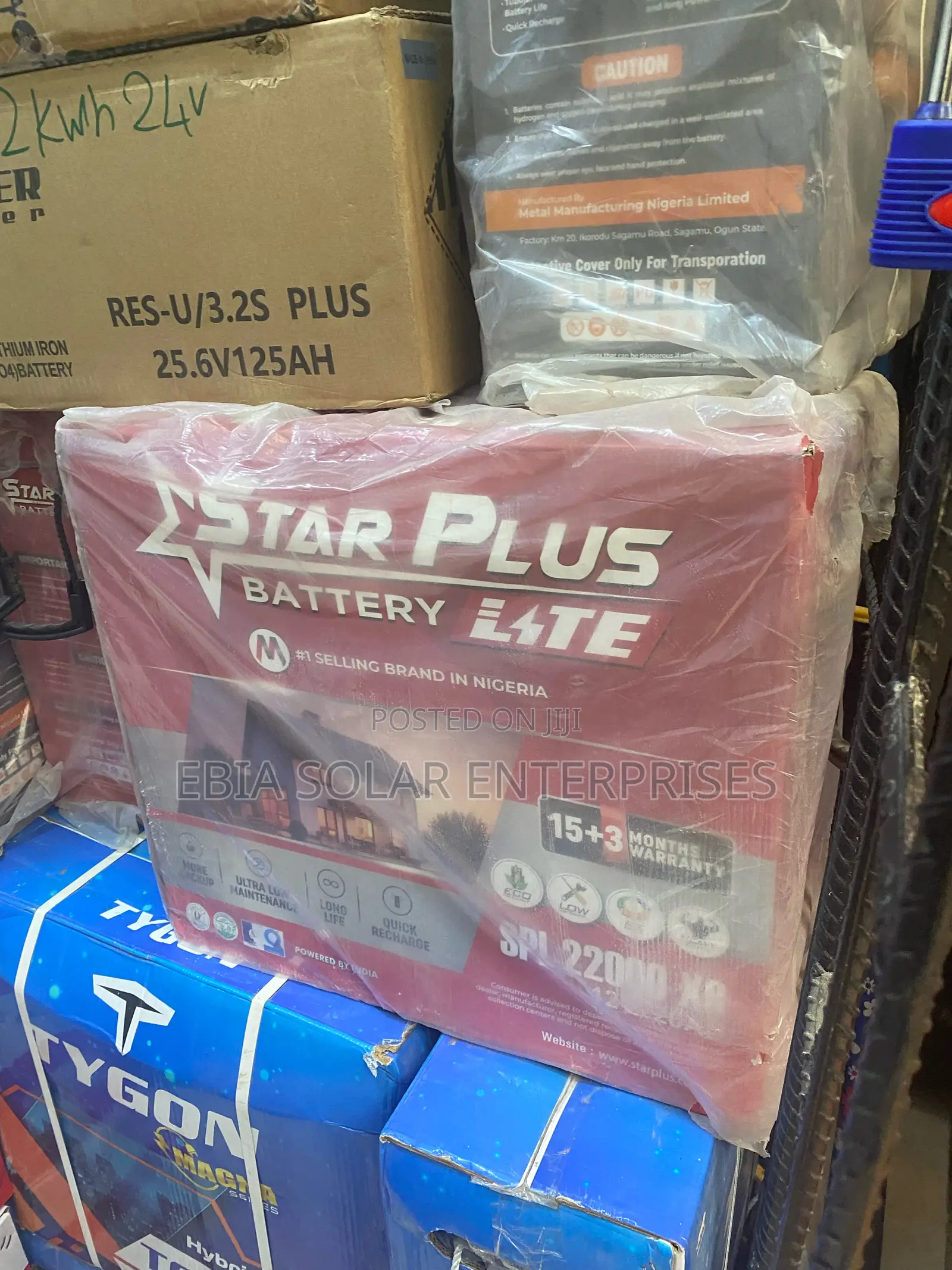 220ah Star Plus Tubular Battery