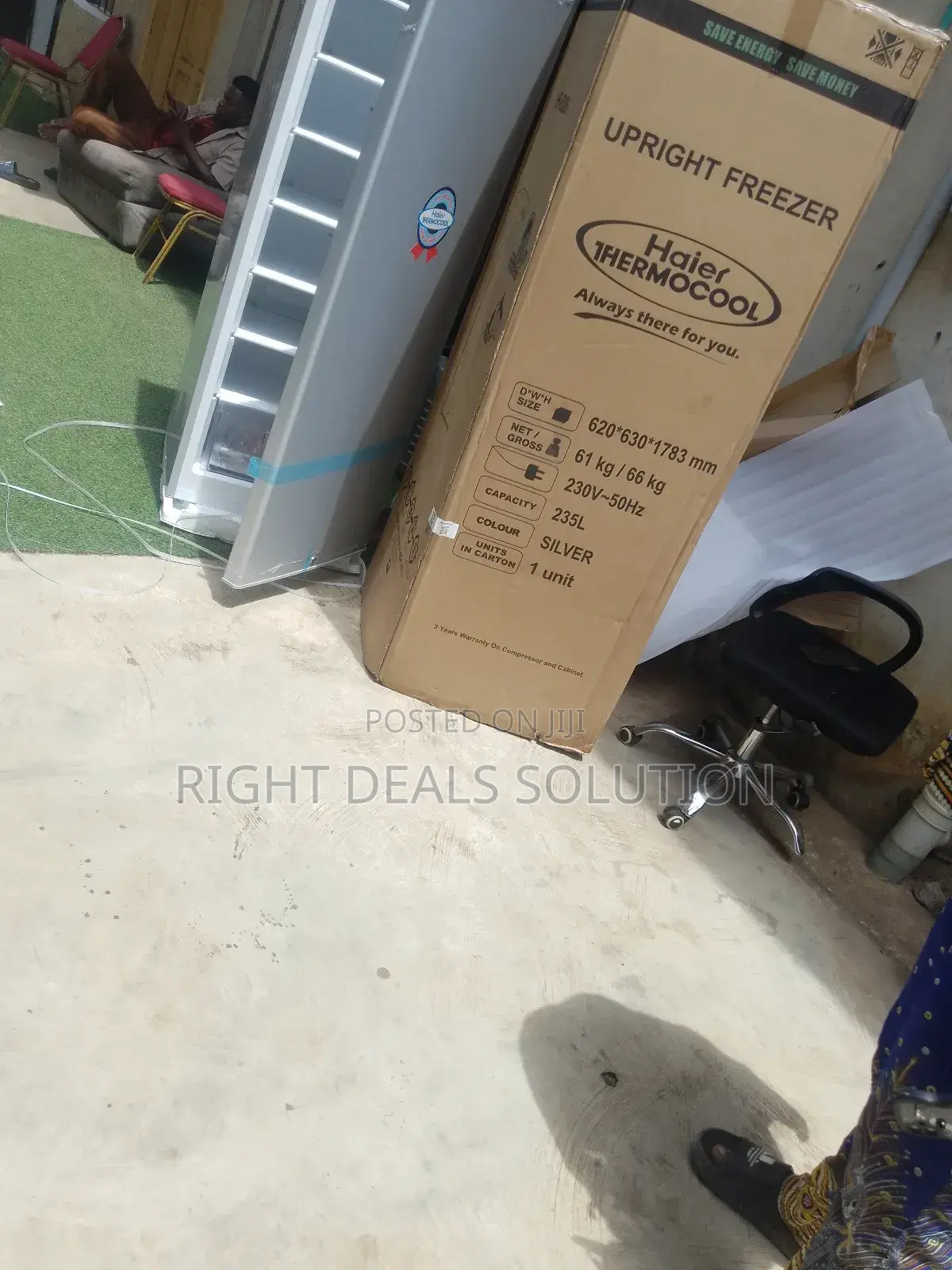 Haier Thermocool Upright Freezer – Shock Freeze for Maximum Freshness