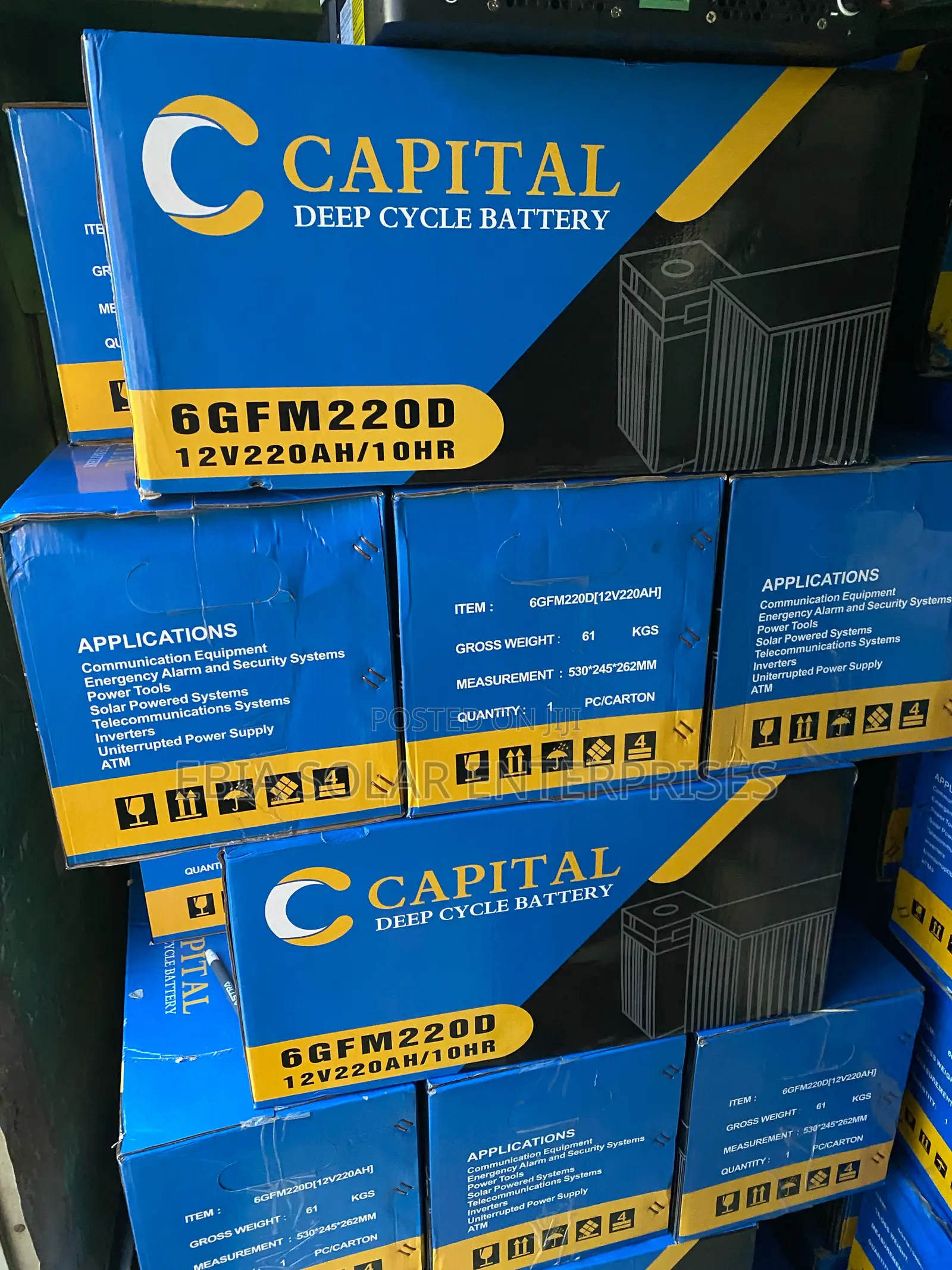 220aj Capital Dey Cell Battery