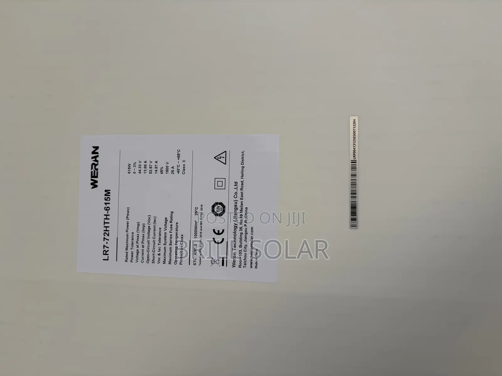 615w Longi Anti-Shading Solar Panel (Hi-Mo X6)