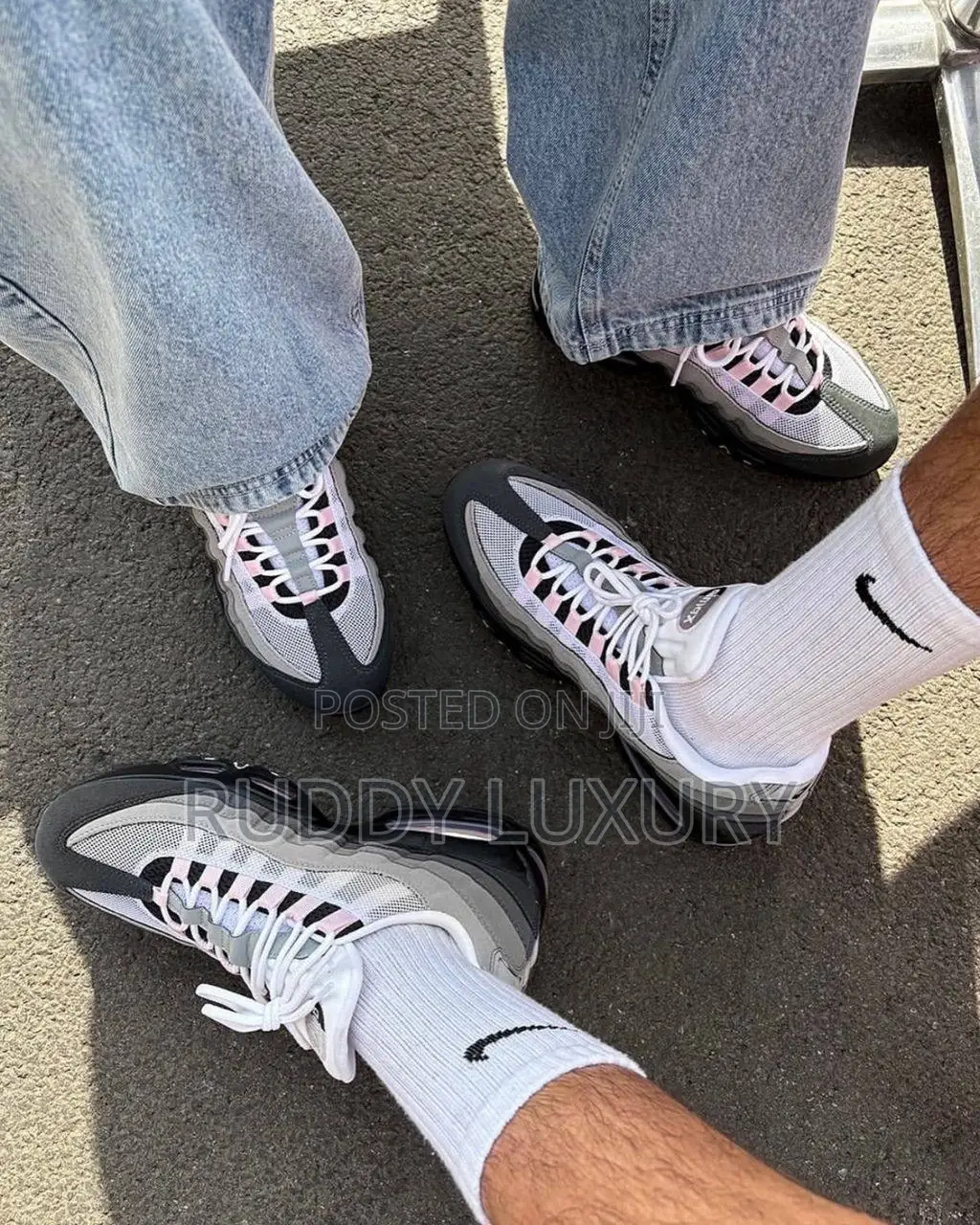 Nike Airmax Og Big Bubble Pink Foam / Buy One Get a Free Sock