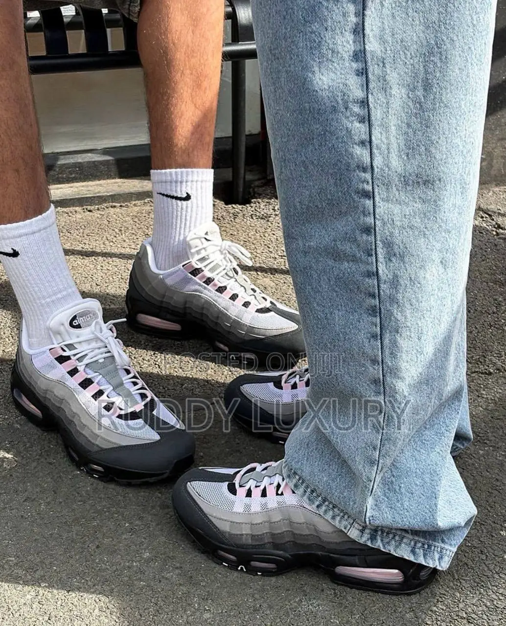 Nike Airmax Og Big Bubble Pink Foam / Buy One Get a Free Sock