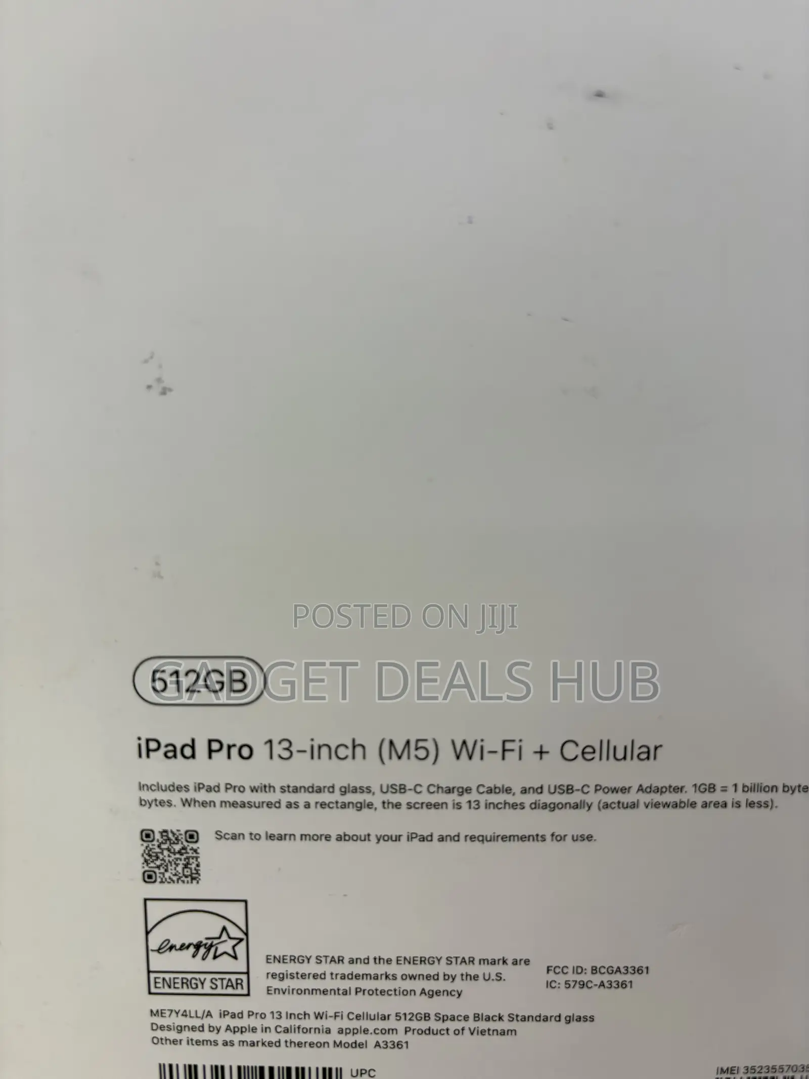 New Apple iPad Pro 13 (2025) 512 GB