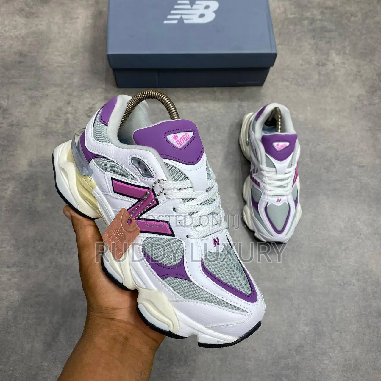 New Balance 9060 Magenta Sneakers /Buy One Get a Free Sock