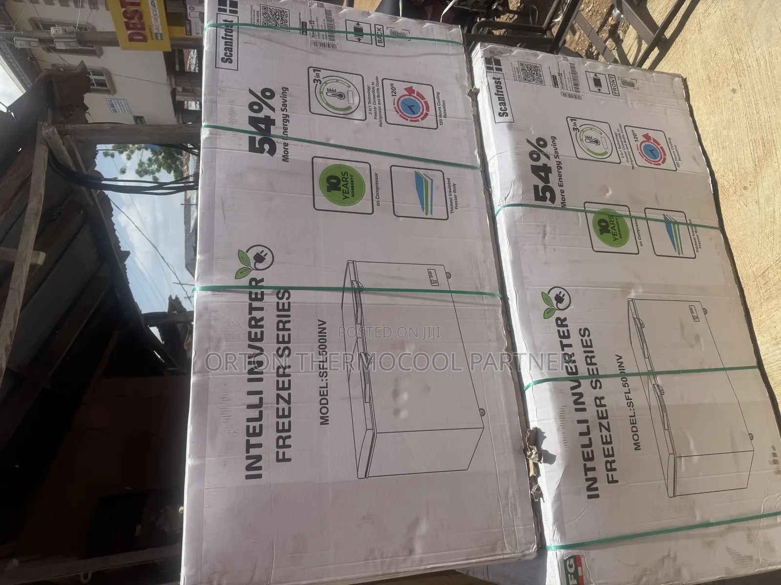 Scanfrost Inverter Double Door Freezer 500l
