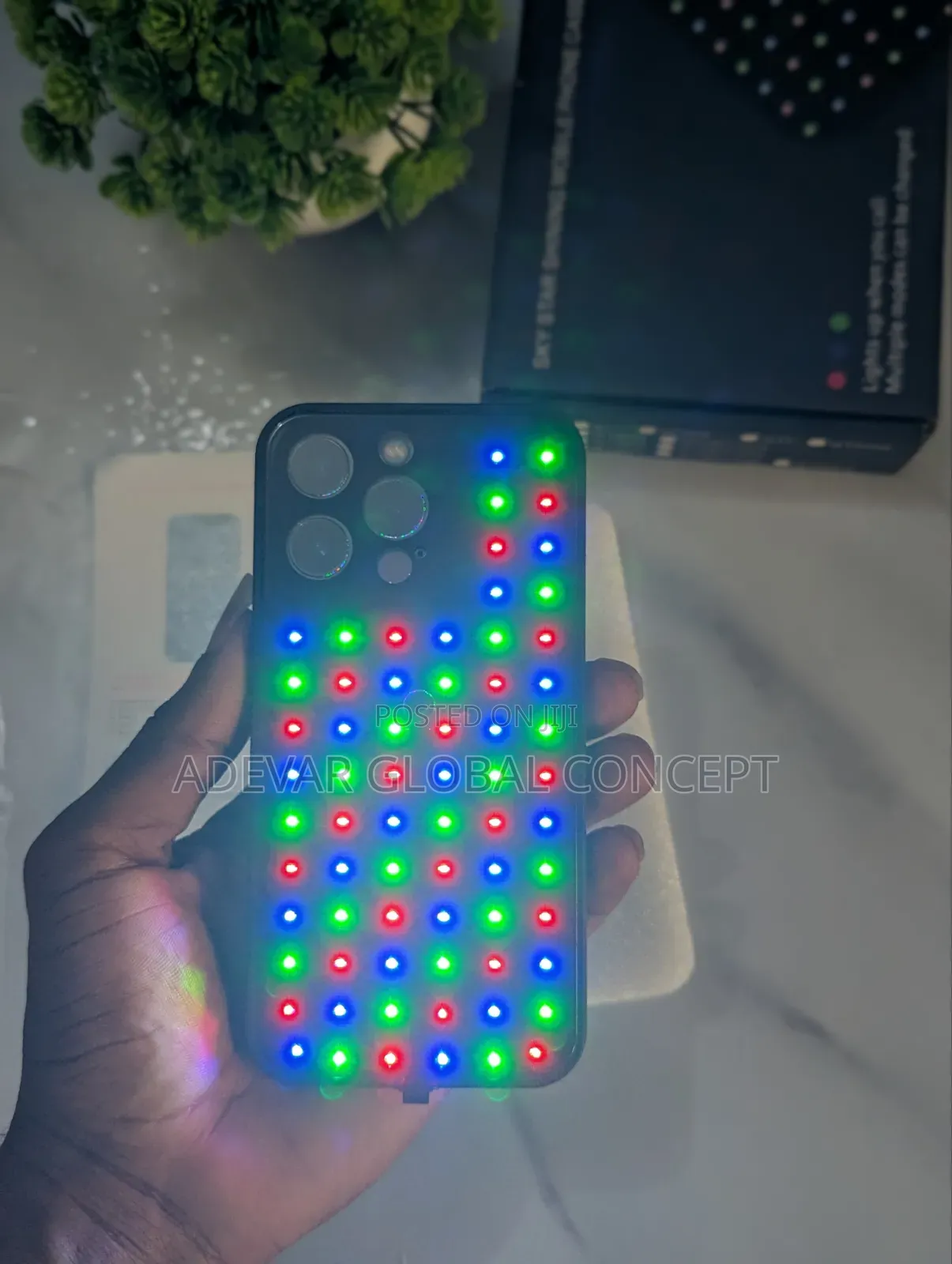 Sky Star Glow Light Phone Back Pouch Case for iPhone 13 Pro