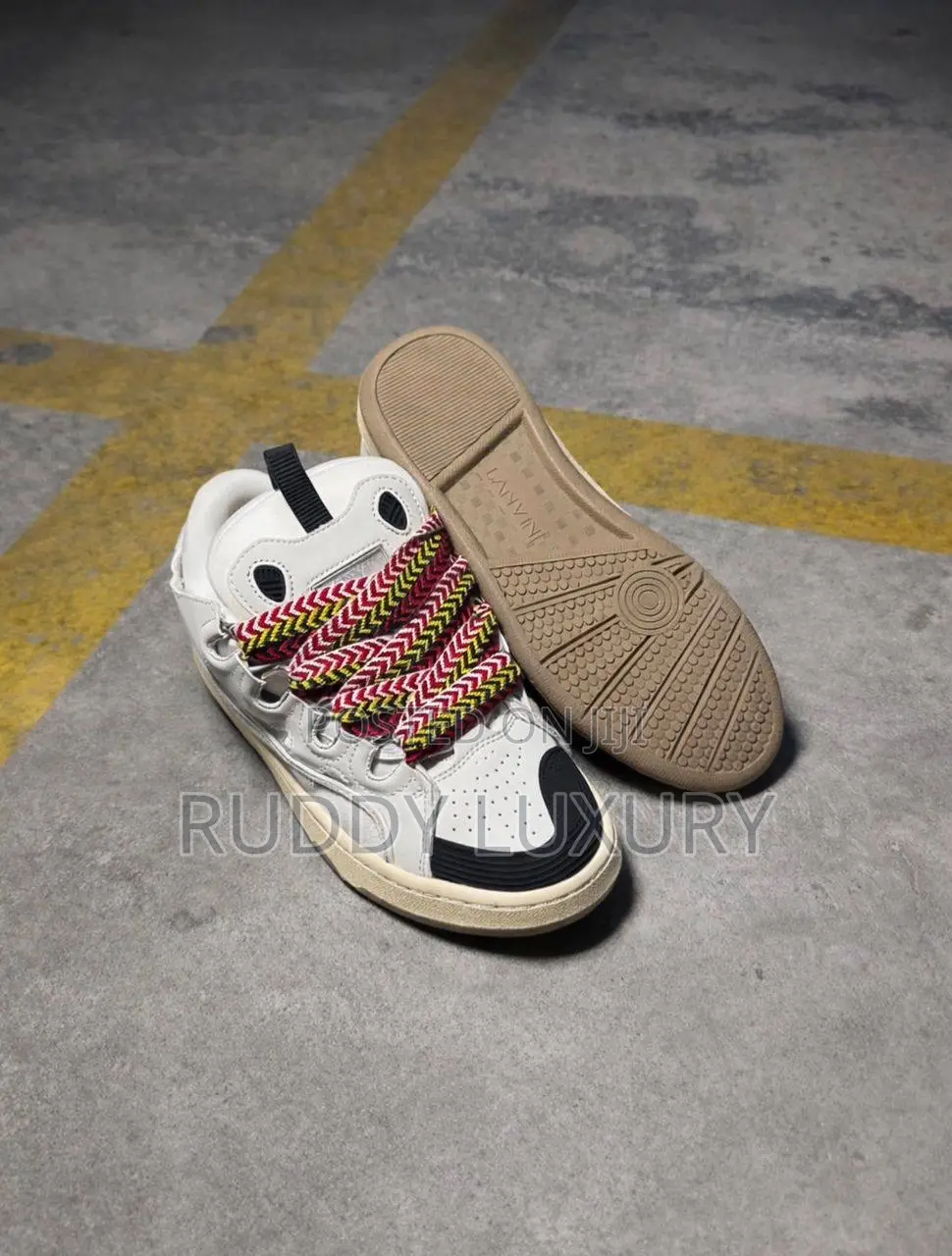 Lanvin Curb Sneakers /Buy One Get a Free Sock