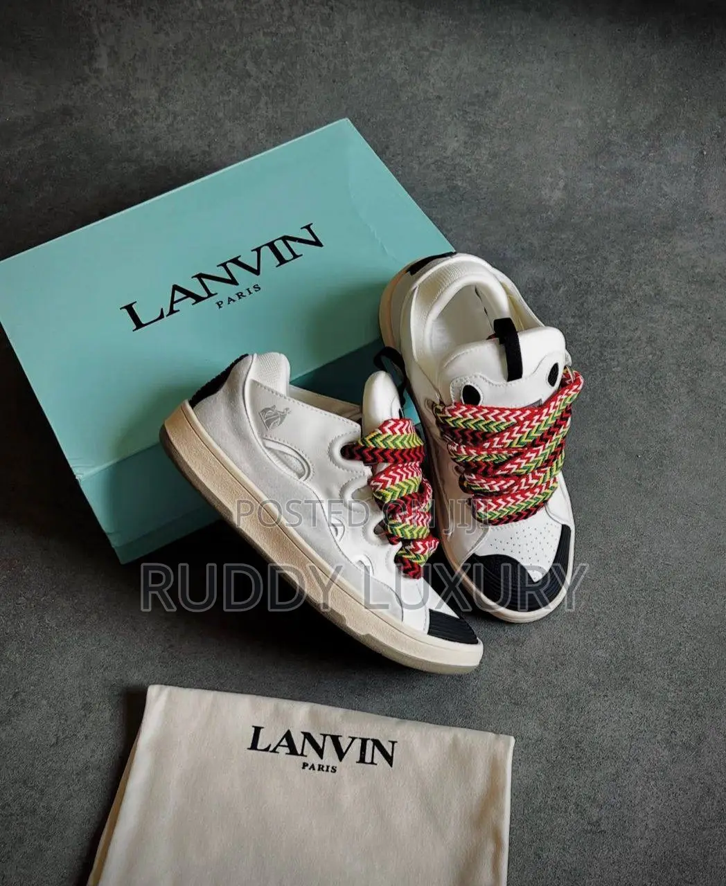 Lanvin Curb Sneakers /Buy One Get a Free Sock