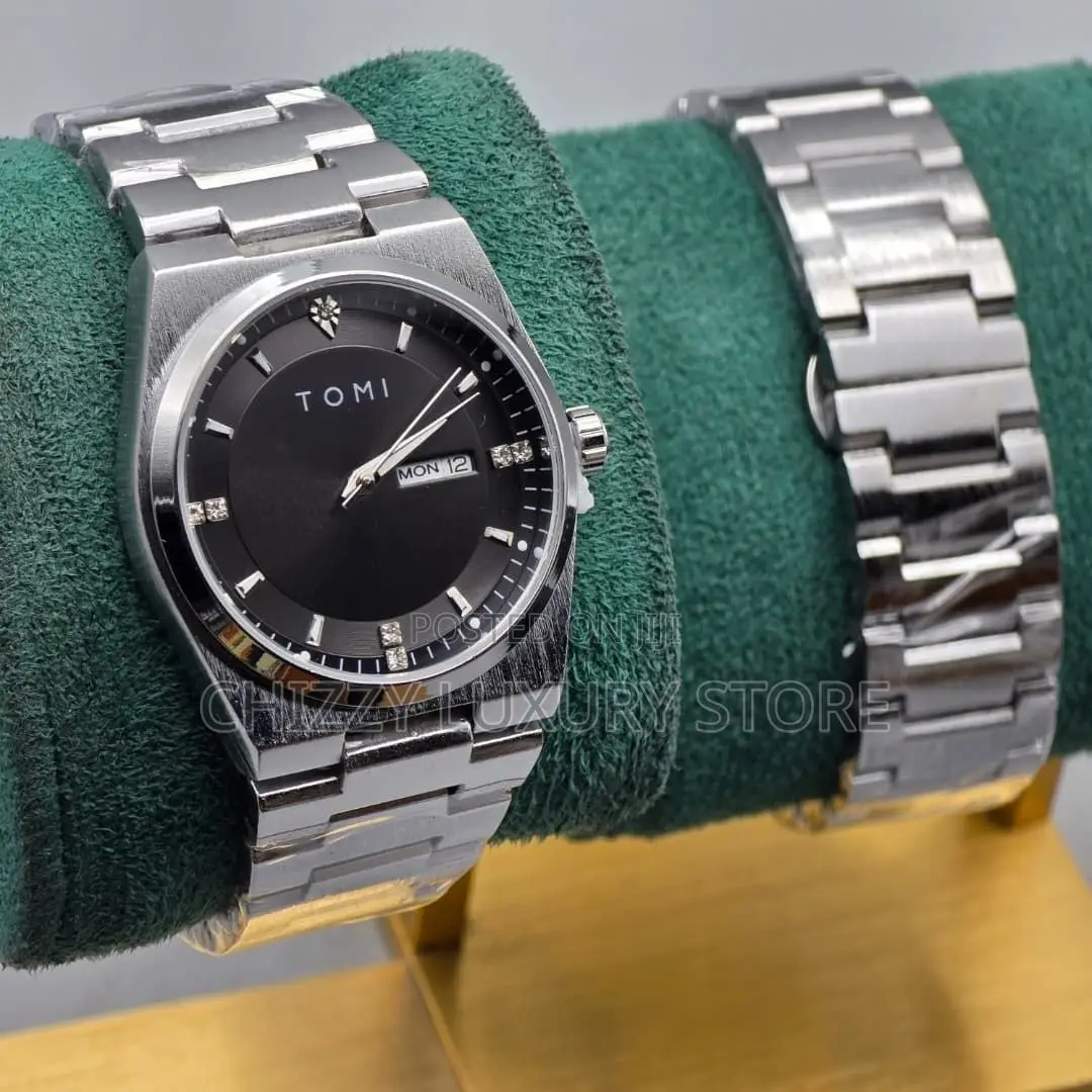 Tomi Quality Men Chain Strap Water Resistant Wristwatch
