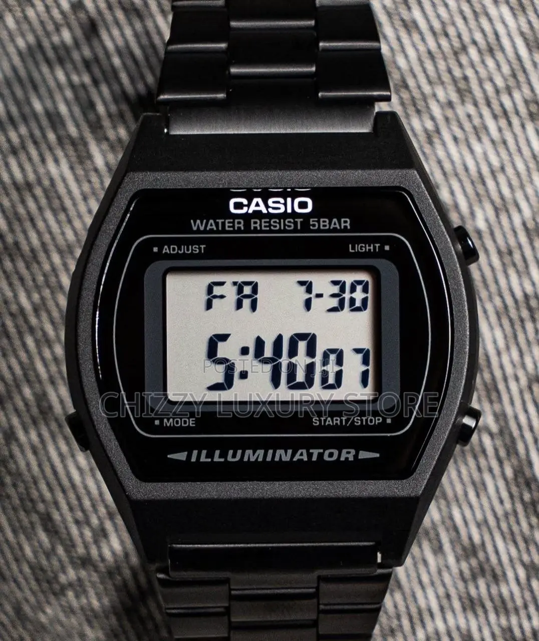 Authentic Casio Vintage Quality Luxury Men Water Resistance Wristwatch