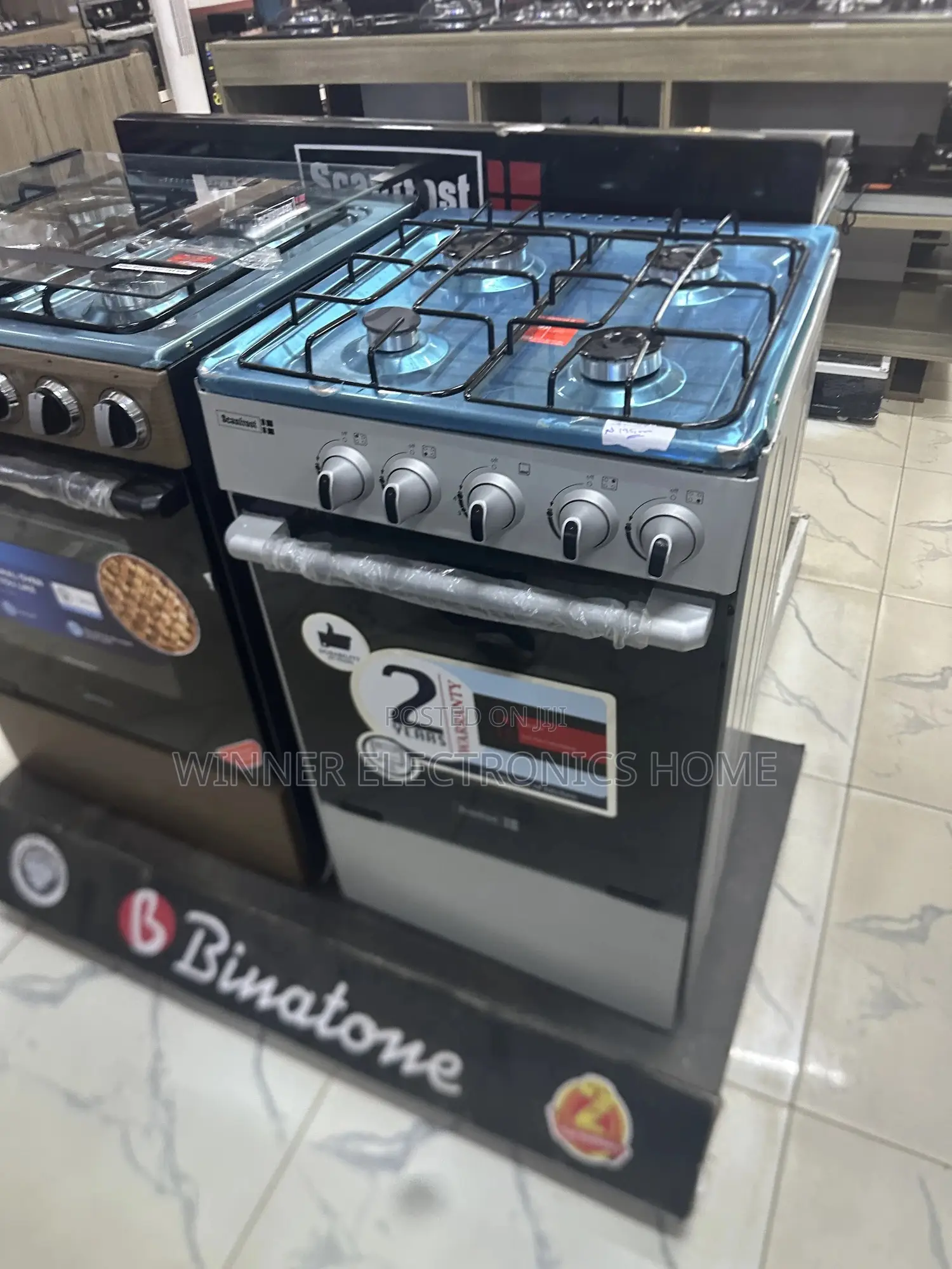 Scanfrost 4burner Standing Gas Cooker 50 by 50 With Warranty