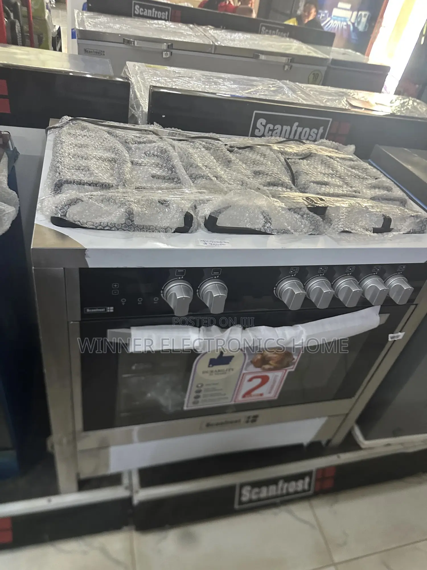 Scanfrost 60 by 90 Standing Gas Cooker Sf29502ass With Warranty