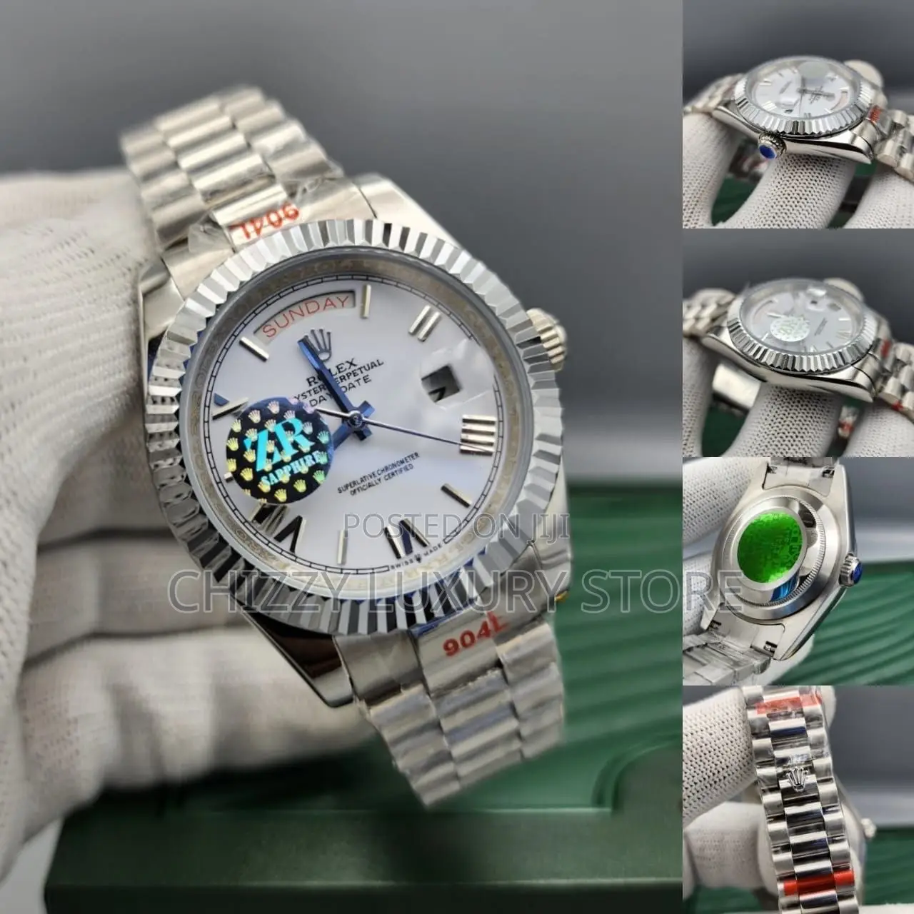 Rolex Quality Luxury Men Water Resistance Wristwatch