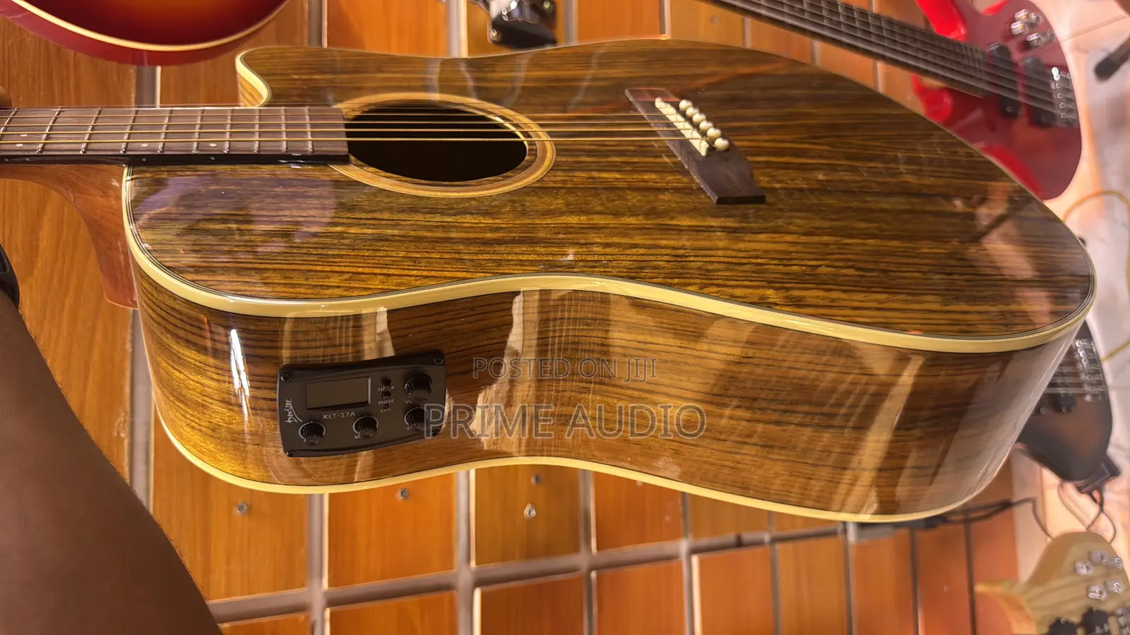 Oriental Cherry Semi Acoustic Guitar